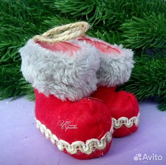 Конфетница сапожки