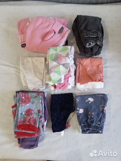 Вещи пакетом для девочки 62-86