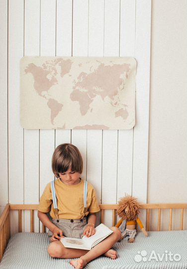 Декор для детской Карта мира