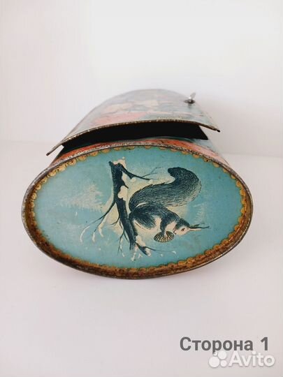 Коробка от новогоднего подарка СССР