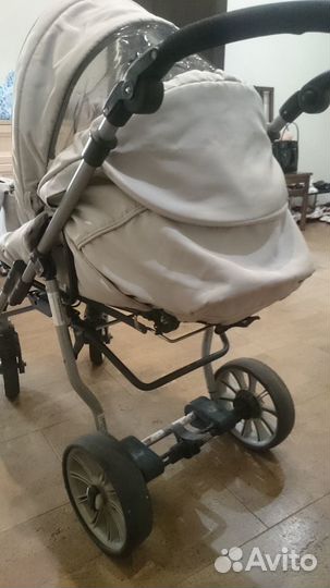 Коляска Teutonia серая