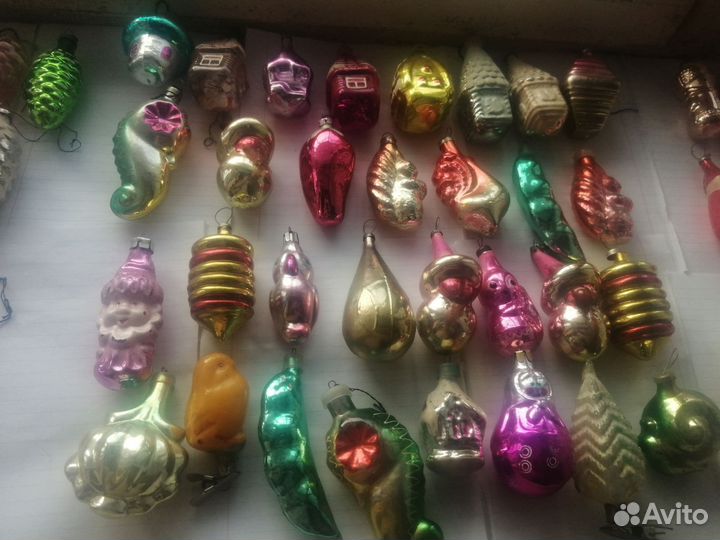 Елочные игрушки СССР