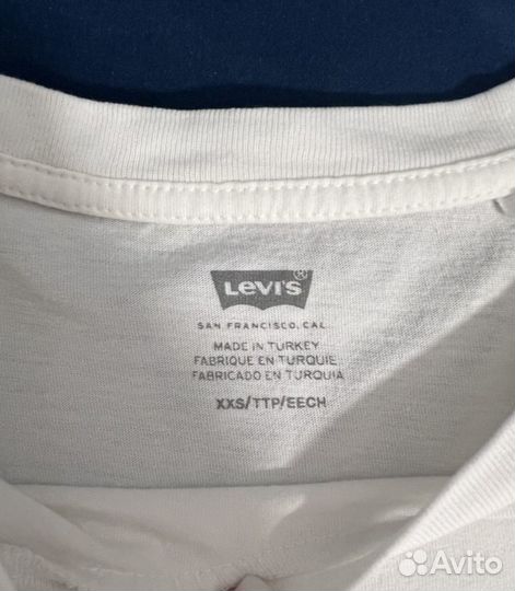 Футболка для девочки Levi's 152-158-164 белая