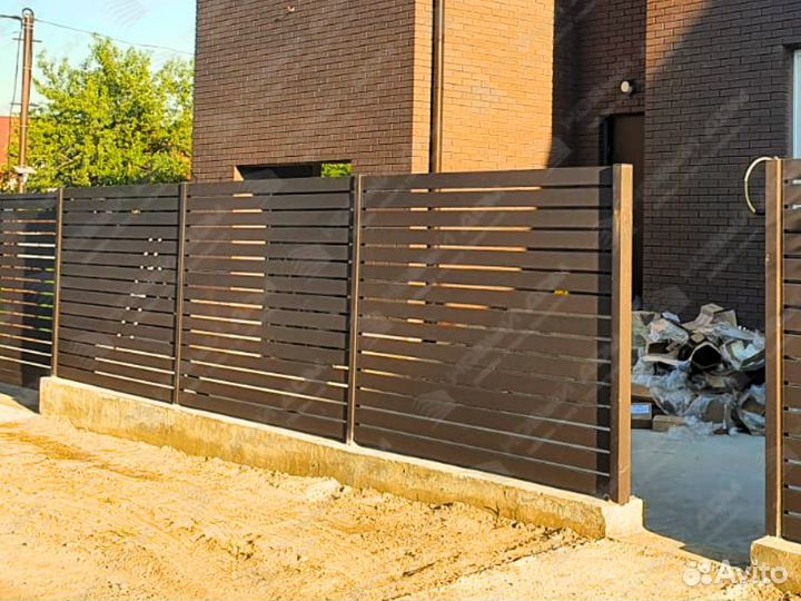 Забор Ранчо металлический