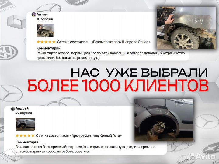 Ремонтные пороги на Volkswagen Polo 5