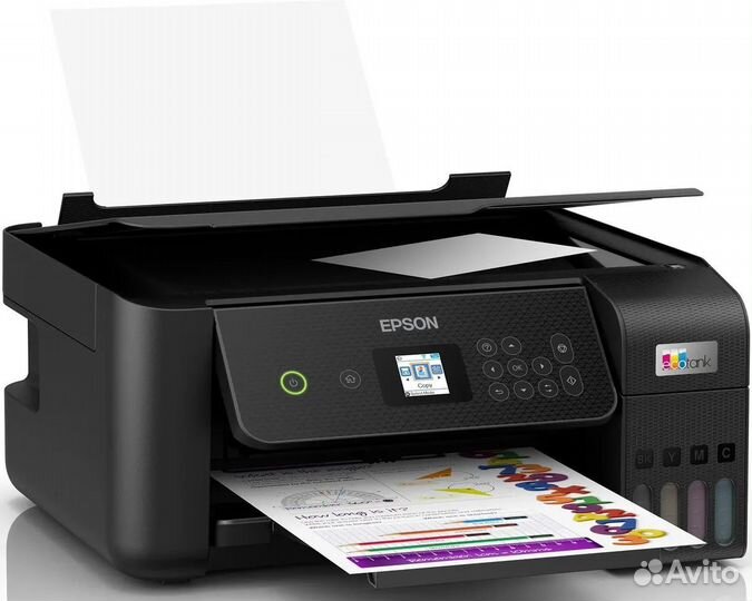 Мфу струйный Epson L3260 цветная печать, A4, с снп