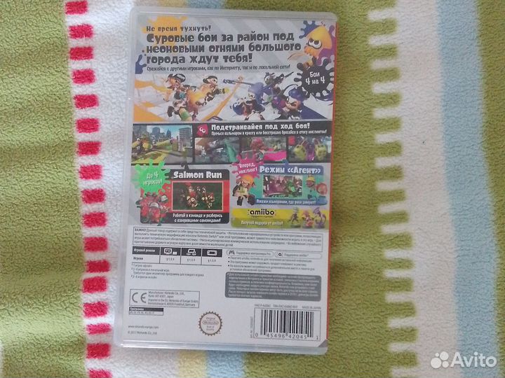 Игры на nintendo switch Splatoon 2