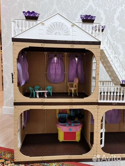 Домик кукольный (пластиковый, конструктор)