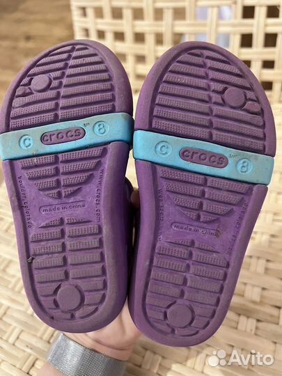 Сандалии crocs c8 для девочки