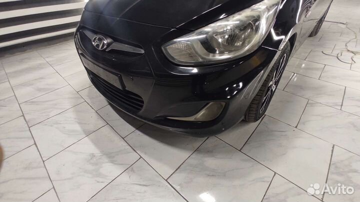 Бампер передний Солярис 2013г