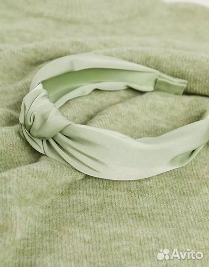 Атласный ободок на голову ASOS Design