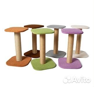 Когтеточка с полкой 