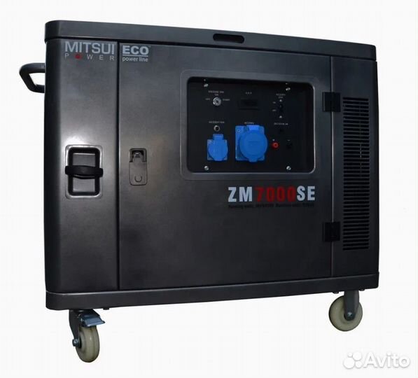 Бензиновый генератор Mitsui Power ZM 7000 SE в кож