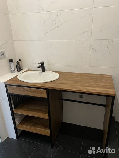 Тумба для ванной лофт