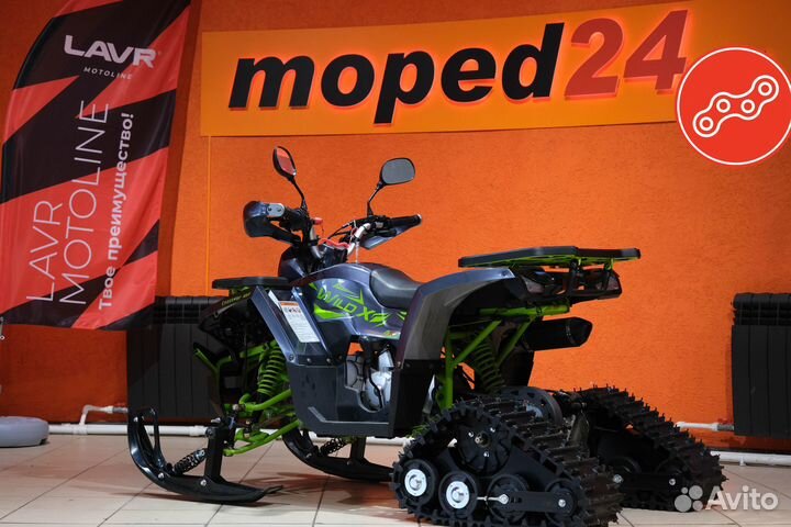 Квадроцикл Motoland 125 wild X с зимним комплектом