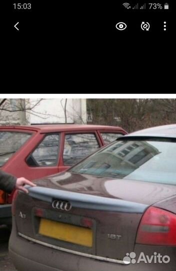 Спойлер ауди а6 с5