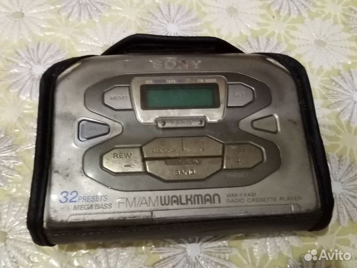 Кассетный плеер sony walkman wm FX491