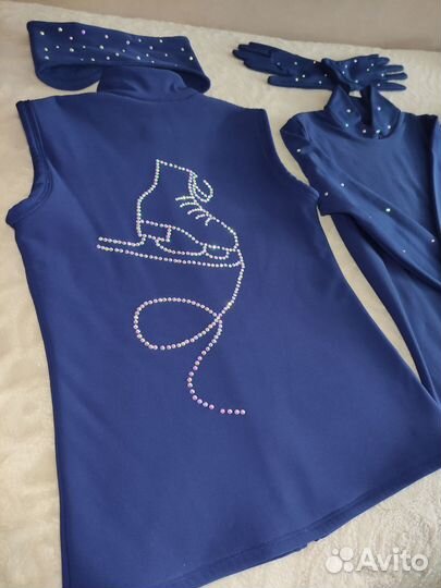 Костюм 3-ка для фигурного катания 134