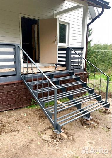 Лестница в стиле лофт