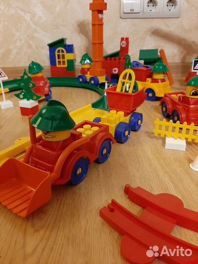 Детский конструктор Bauer - стройка+дорога