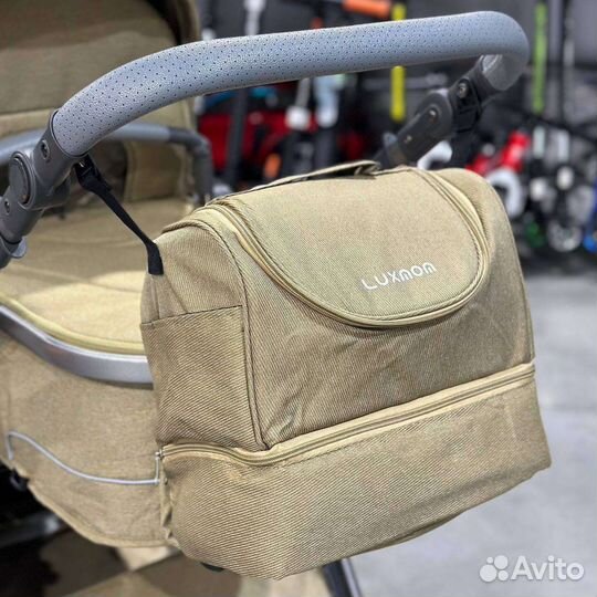 Коляска 3 в 1.люкс мом v8