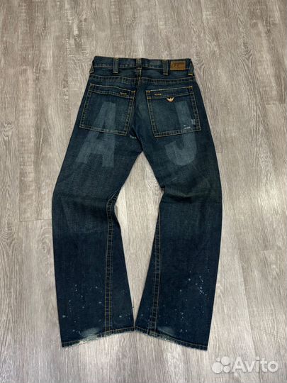 Джинсы armani клёш