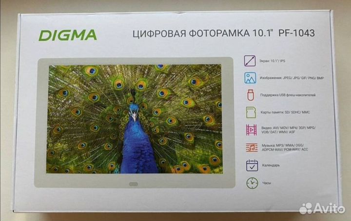 Цифровая фоторамка Digma pf 1043 10.1