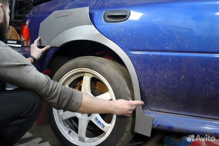 Арки ремонтные задние Mitsubishi Lancer 9 рест