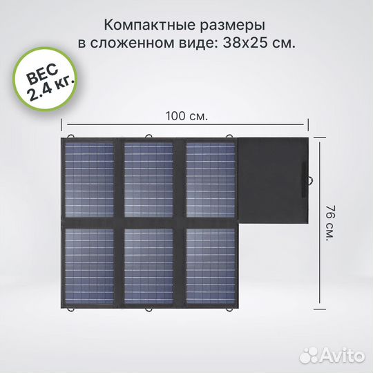 Солнечная панель Allpowers 60 Вт W ватт