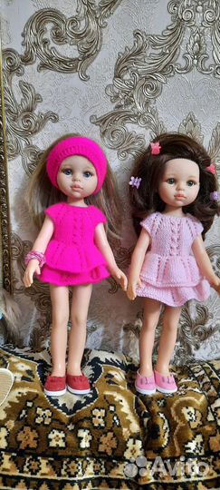 Вязанная одежда для кукол