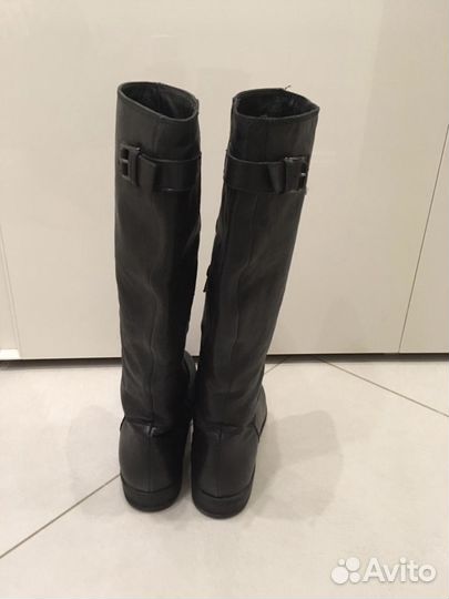 Сапоги женские кожаные 38,5 vic matie