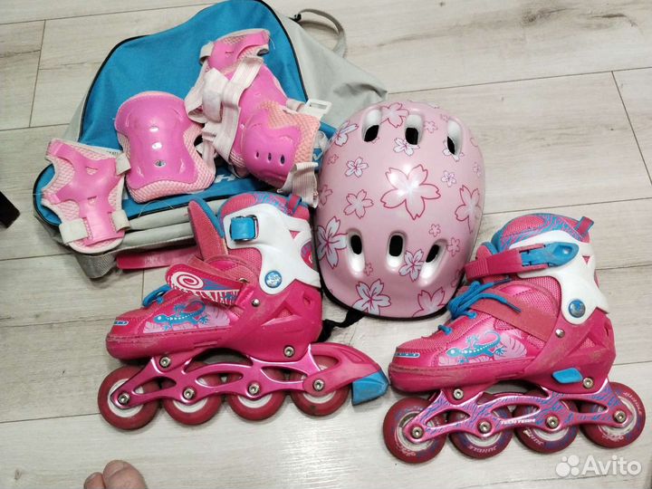 Детские ролики и защита