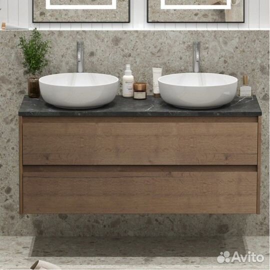 Мебель для ванной BelBagno Kraft-1200-KEP-120-2-MNO Rovere Tabacco