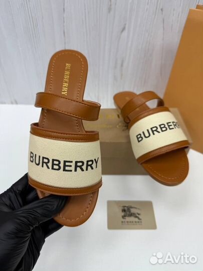 Шлепки женские burberry