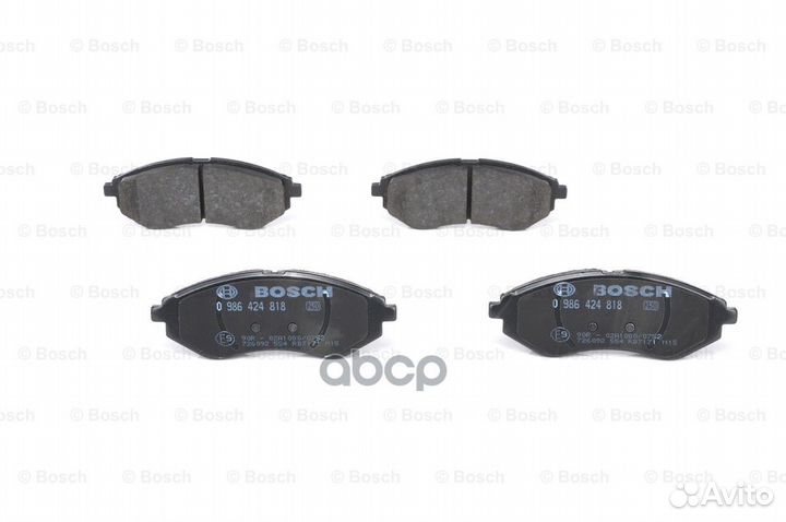 Тормозные колодки 0986424818 0986424818 Bosch