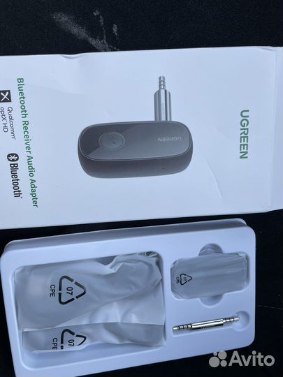 Автомобильный аудиоадаптер (блютуз) ugreen