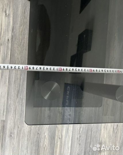 Стеклянная тумба столик