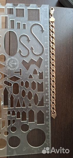 Мужской золотой браслет бу