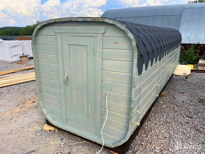 Бани-бочки квадро в наличии