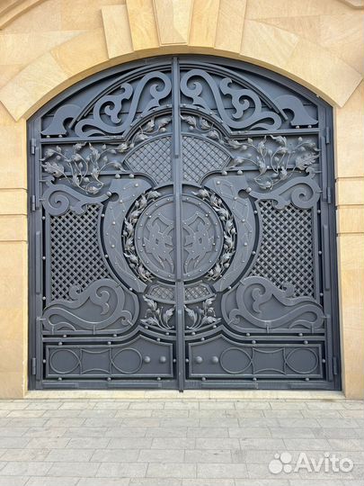 Кованые ворота без посредников d-1400