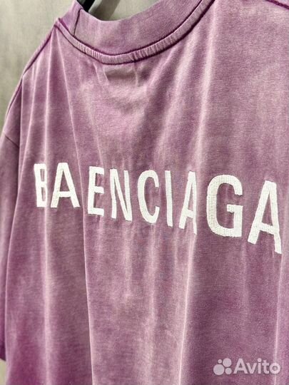 Футболка balenciaga оверсайз (топ 2025)