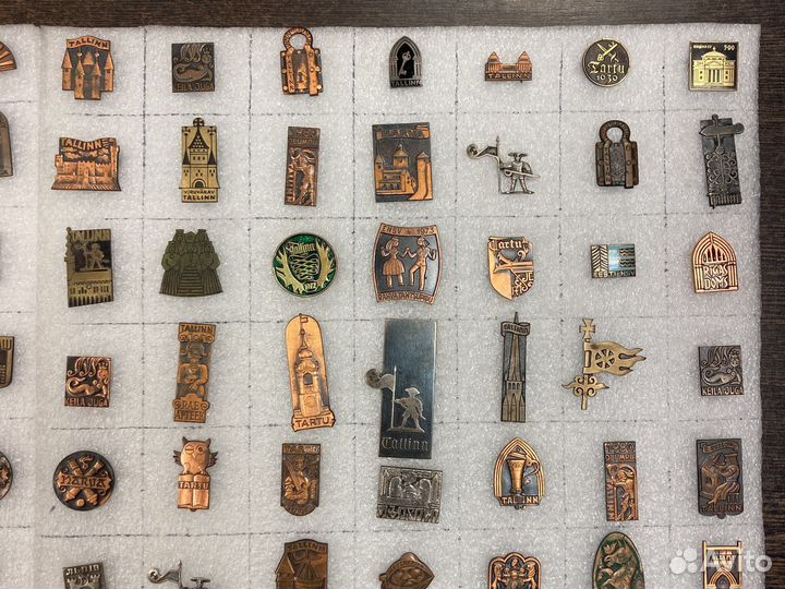 Значки СССР тяжелые (коллекция) Рига, Таллин