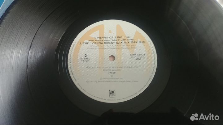 LP Falco – Rock Me Amadeus A&M Records – AMP-12008