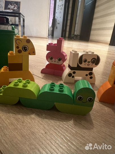 Lego duplo мой первый поезд животные