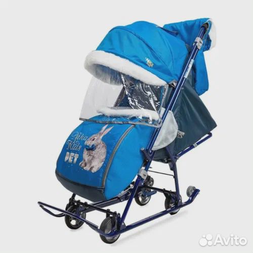 Детские санки коляска nika