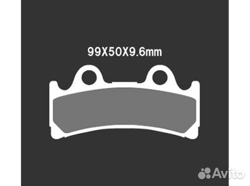 Тормозные колодки vesrah VD 258JL