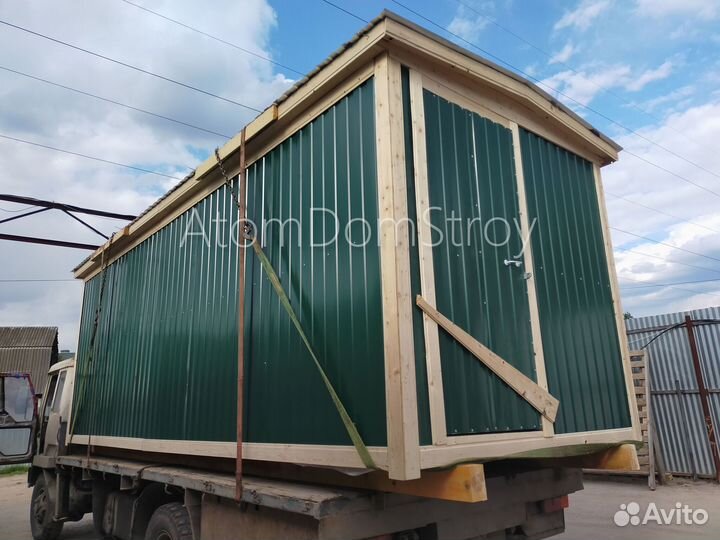 Вагончик с надежной крышей