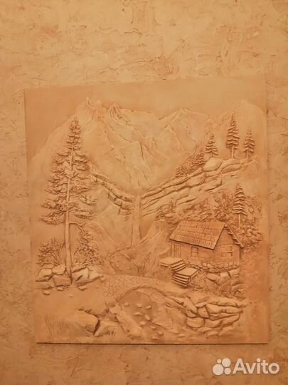 Картина барельеф