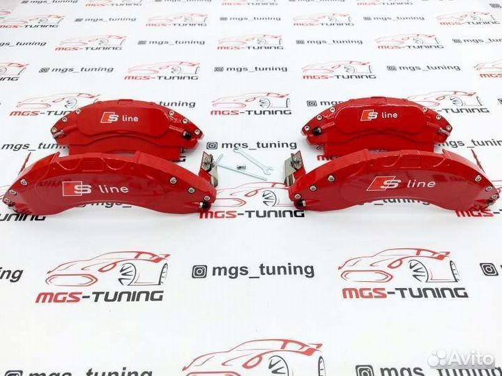 Накладки суппортов S-line металл A7 4K 18+ S-line