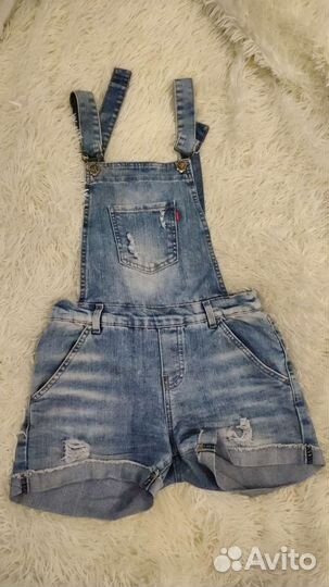 Джинсовый комбинезон, 152-158